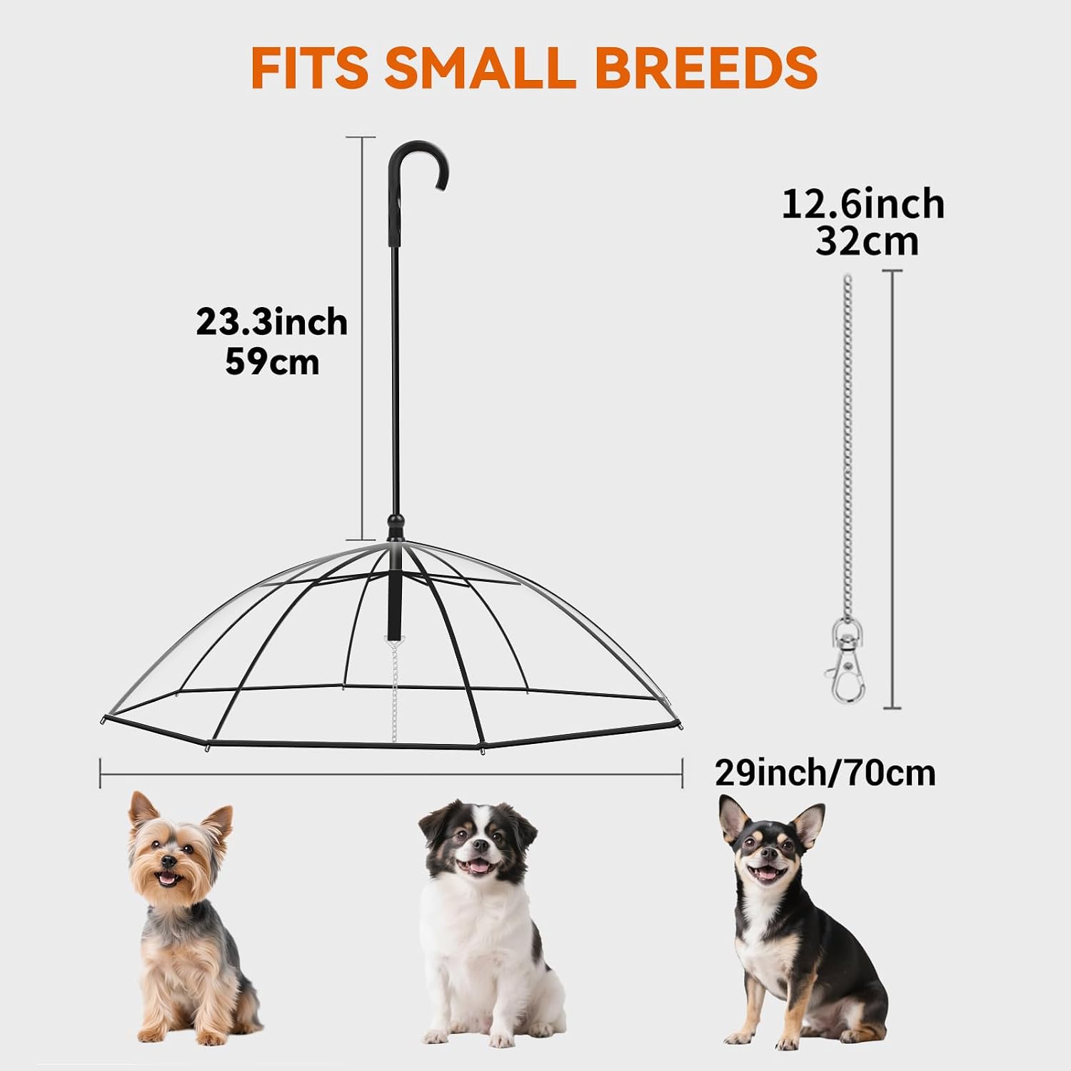 RainGuard — Clip-On Dog Umbrella