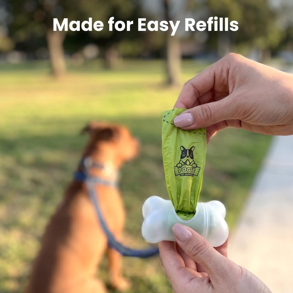 Leak-Proof Extra Thick Dog Poop Bags - Fresh Scent + Pack of 150