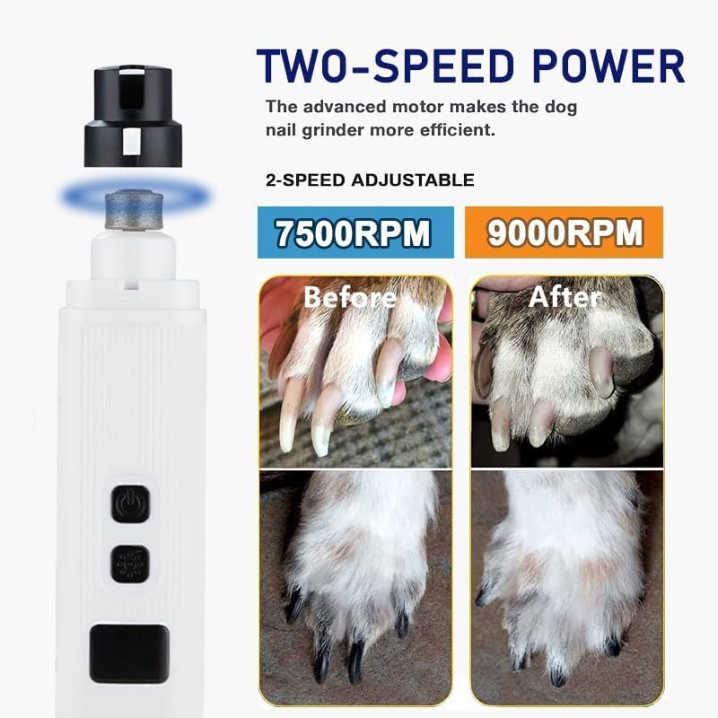 LED Electric Pet Nail Grinder