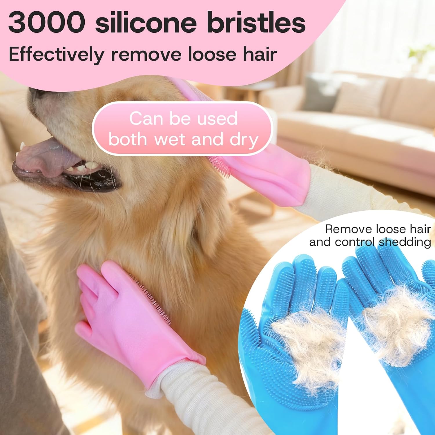SoftTouch — Deshedding Grooming Gloves