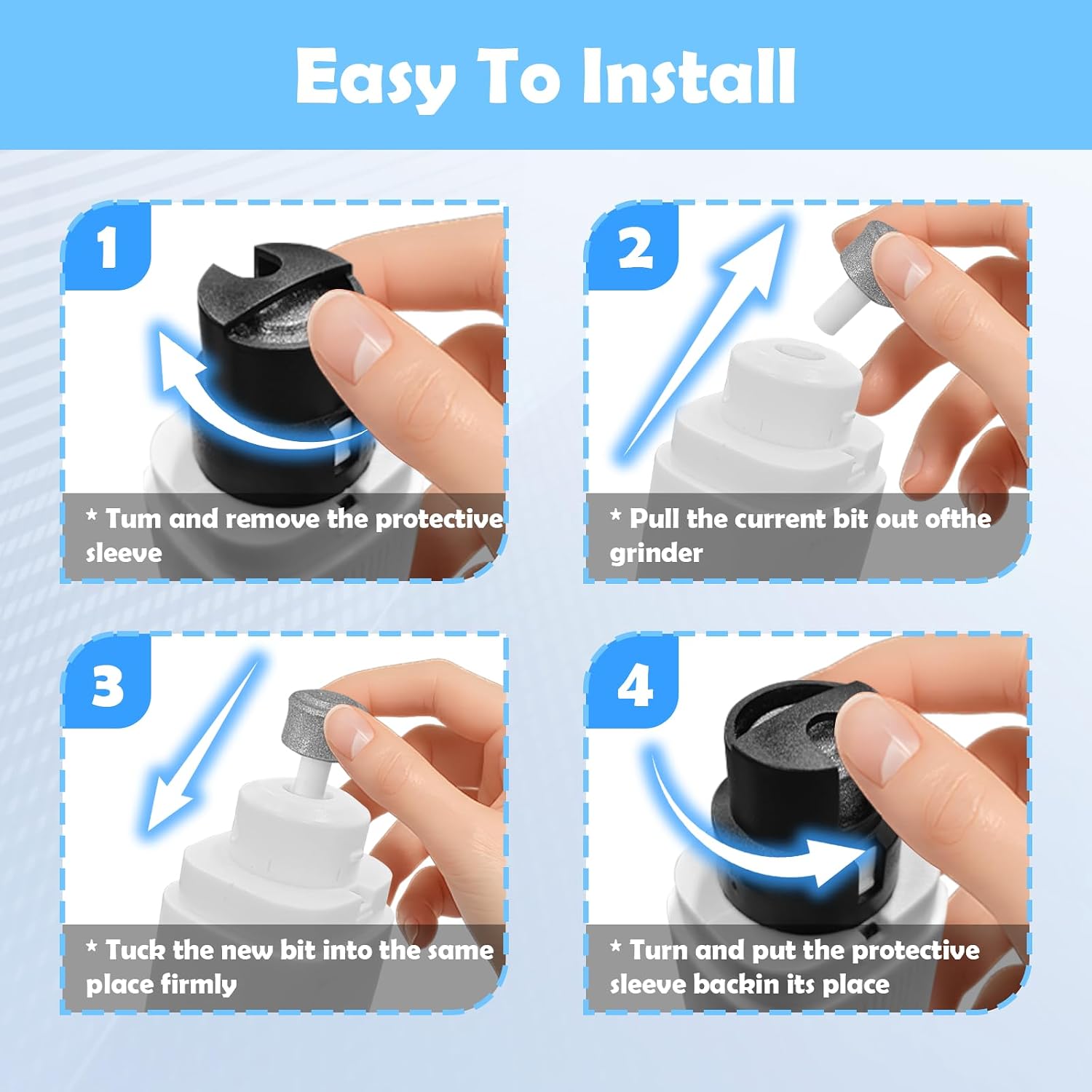 LED Electric Pet Nail Grinder