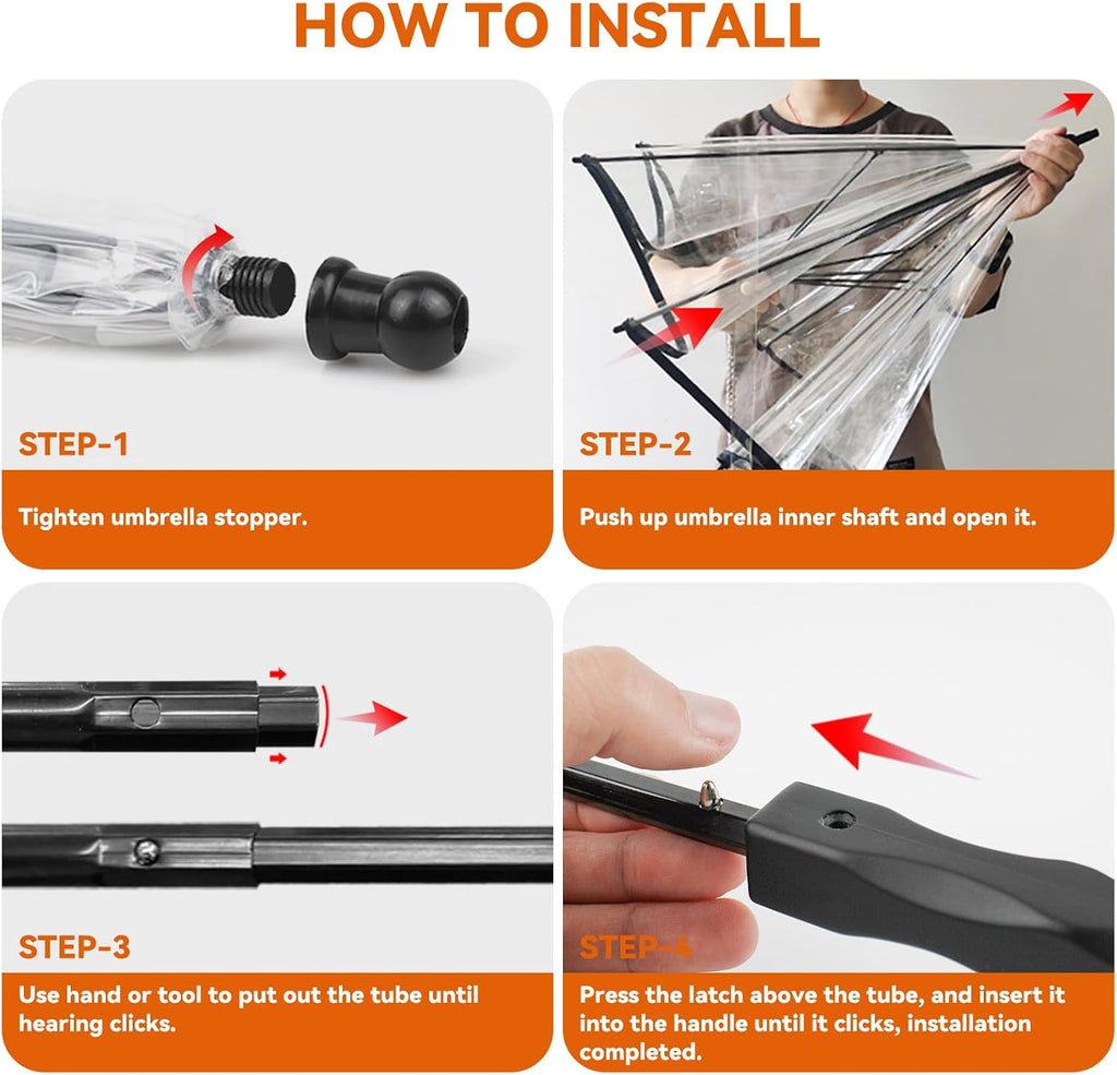 RainGuard — Clip-On Dog Umbrella