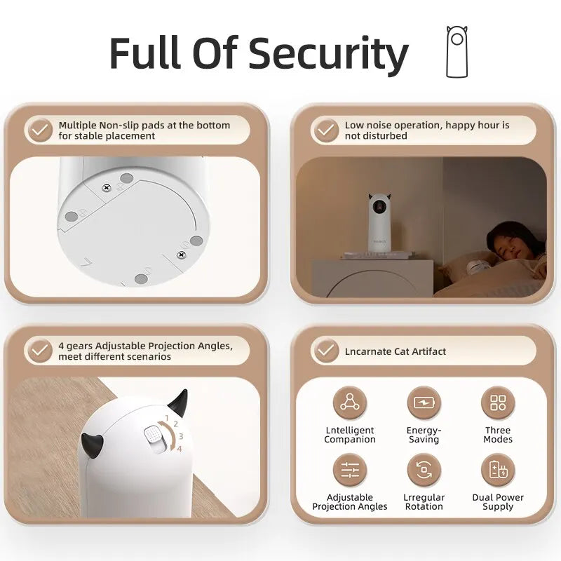 Interactive Rechargeable Pet Laser Toy